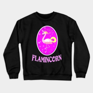 The Flamingo and the Unicorn in a Wrap Crewneck Sweatshirt